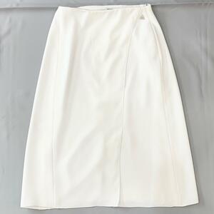 ◆CHANEL シャネル スカート サイズ40◆white /白/ホワイト/レディース/センタースリット/KO1014