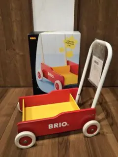 ブリオ BRIO Toddler Wobbler 手押し車 赤×黄