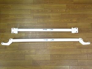 展示未使用品 BMWミニMINI（R55?/R56?） UR / ウルトラレーシング製 フロントタワーバー + リアタワーバー　TW2-1644/RE2-1645