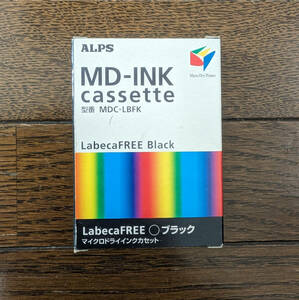 【新品】ALPS製 LabecaFree ブラック インクリボン カセット 型番 MDC-LBFK 対象モデル MD-2000/2010/2300/4000/1000/1300/1500/5000/5000i