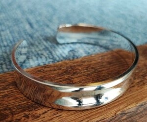 925 STERLING SILVER BANGLE/シルバーバングル/シンプルデザイン/ブレスレット/シルバー925