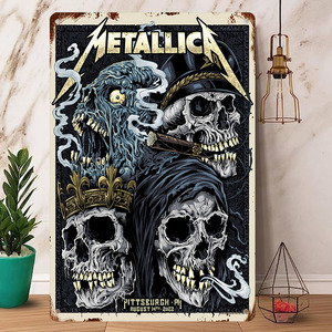 Rock Poster / ロックポスター【 メタリカ / Metallica 】メタル ポスター/ブリキ看板/ヴィンテージ/メタルプレート-3