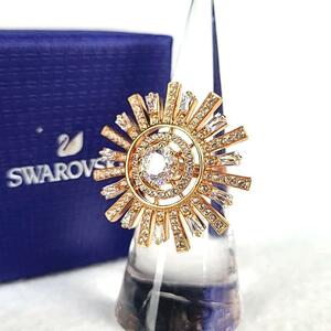 ☆ほぼ新品☆スワロフスキー SWAROVSKI サンシャイン SUNSHINE リング 指輪 5482499 箱つき 表記サイズ52 約11-12号