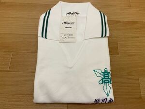 超レア品ミズノMIZUNO1990年代　体操服　半袖シャツ　XOO(4L)寸　校章＋ネーム入り「深川麻衣」★ビッグサイズ