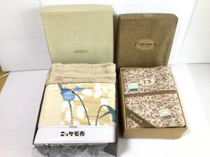 Y581 未使用　保管品　まとめて！2箱セット TRAD STORY / ウィンターケット　TF-8503 NIKKE / ニッケ　NK-K61201 寝具　箱入