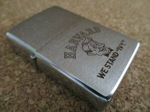 ZIPPO 『HARVARD WE STAND IVY.』1981年製造 世界最高学府 ハーバード大学 アイビーリーグ オイルライター ジッポ 廃版激レア