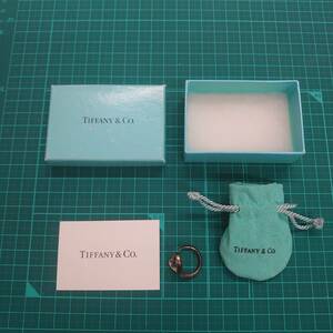 ＃3497C【訳アリ　TIFFANY/ティファニー　925刻印　サイズ10　SILVER/シルバー　指輪/リング　総重量約5.9ｇ　箱/巾着袋あり】