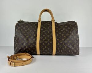 【SI1385】 LOUIS VUITTON ルイヴィトン モノグラム キーポルバンドリエール55 TH0977 ボストンバッグ ショルダーバッグ 2way PVC カデナ