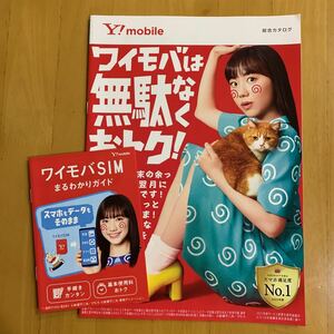 ワイモバイル Y!mobile カタログ 2冊 芦田愛菜