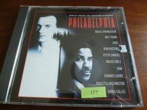 395◆PHILADELPHIA MUSIC FROM THE MOTION PICTURE　輸入盤
