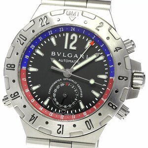 ブルガリ BVLGARI GMT40S ディアゴノ GMT 自動巻き メンズ _760631