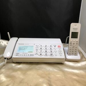 電話 FAX電話 パナソニックPanasonic FAXファックス KX-PD215-W おたっくす 子機1台 KX-FKD404-W1 通電確認済み