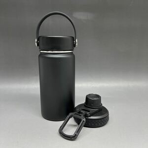 ① 未使用品 タンブラー トラベルタンブラー 水筒 ボトル ステンレス 保温保冷 ブラック 黒 ステンレスボトル
