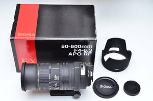 SIGMA APO 50-500mm F4-6.3 EX RF HSM ニコンAF用 美品