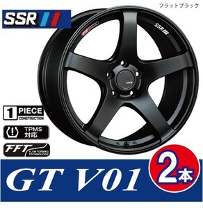 4本で条件付送料無料 2本価格 SSR GTV01 FBK 18inch 5H100 8.5J+44 86 BRZ ブレンボ インプレッサ STI GDB キャリパー対応