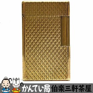 S.T.DUPONT【エスティーデュポン】ライター　ゴールドカラー　着火未確認　現状販売【中古】