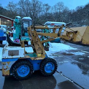 コマツ：SK04②：ホイルローダー：ホイールローダー：： ショベル：バケット：除雪機：13馬力：SK04 青森県五戸町発