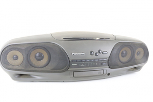 【通電確認OK】Panasonic RX-DT909 パナソニック Bi-AMP 4-DRIVE PORTABLE STEREO CD SYSTEM システムコンポ コード無し 008IDFIK44