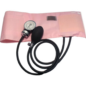 まとめ得 ＦＯＣＡＬ　アネロイド血圧計　ＦＣ-１００Ｖ　ナイロンカフ　ピンク x [2個] /k