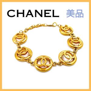 CHANEL シャネル ココマーク ６連 ブレスレット レディース ヴィンテージ