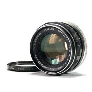 MINOLTA MC ROKKOR-PF 55mm F1.7 ミノルタ SRマウント 現状販売品 24B ヱOA4b