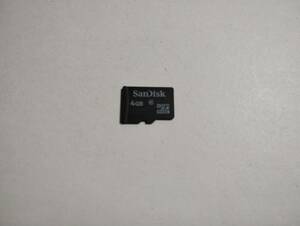 4GB　microSDHCカード　SanDisk　フォーマット済み　microSDカード　メモリーカード