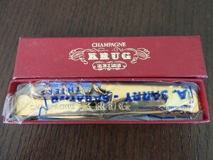 ★☆送料無料/希少 KRUG クリュッグ　× サバティエ SABATIER コラボ　CHAMPAGNE　REIMS　ゴールド　ソムリエナイフ　箱付　②☆★