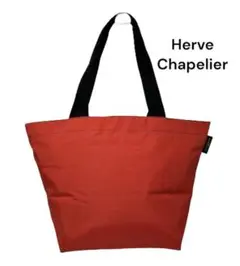 Herve Chapelier ナイロン　トートバッグ　レッド