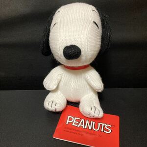 SNOOPY ぬいぐるみ ニットver. スヌーピー グッズ マスコット PEANUTS