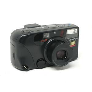 ［並品］ Olympus IZM 220 Panorama Zoom 28-56mm オリンパス ズーム パノラマ 35mm コンパクト フィルム カメラ ブラック 動作確認済み