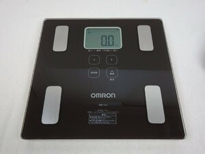 OMRON オムロン 体重体組成計 カラダスキャン HBF-214-BW ブラウン