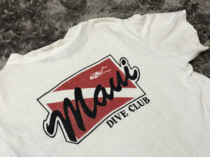 希少！ハワイ MAUI ダイビングTシャツ Made in U.S.A. 