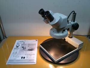 実動品 カートン光学 NSW-20PF 変倍式双眼実体顕微鏡 歯科技工 