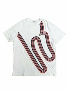 モンクレール Tシャツ SS T-SHIRT サイズXXL ホワイト 半袖 H10918C000078390T MONCLER 中古品[C126U175]
