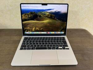 ★　13インチ MacBook Air M3 2024モデル 16GBメモリ 512GB SSD スターライト　新品同様　★