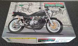 絶版! アオシマ 1/12 ストリートバイクシリーズ カワサキ ゼファー KERKER マービック ロッキード 未組立 新品未開封 プラモデル H