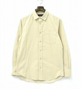 PHENOMENON フェノメノン CORDUROY BUTTON-DOWN SHIRTS コーデュロイボタンダウンシャツ 38/M ベージュ B.D L/S LONG SLEEVE 長袖