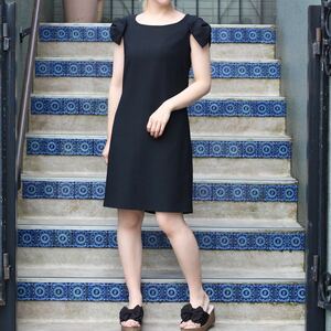 VALENTINO OFF SHOULDER RIBBON DRESS ONE PIECE MADE IN ITALY/ヴァレンチノオフショルダーリボンドレスワンピース