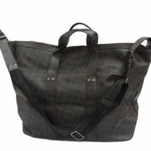 美品 定価25万円●Alfred Dunhill ダンヒル Dエイト ボストン バッグ 旅行 2WAY レザー メンズ レディース 大容量 斜め掛け 1円スタート