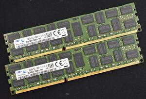 16GB (8GB 2枚組) DDR3L PC3L-12800R DDR3L-1600 REG 2Rx4 240pin ECC Registered Samsung サーバー MacPro向け (管:SA5732 x2s