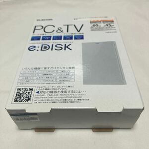 ELECOM PC & TV USB3.0対応外付けポータブルハードディスク e:DISK 500GB ELP-RED005UWH