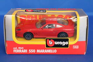 ブラーゴ cod.4164 フェラーリ 550 マラネロ（Burago cod.4164 Ferrari 550 Maranello）1/43スケール、イタリア製