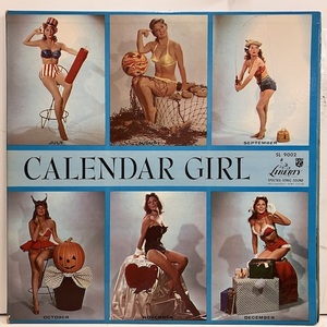 ●即決VOCAL LP Julie London / Calendar Girl Sl9002 jv4532 米盤、ミゾナシ、マルーン Mono ジュリー・ロンドン