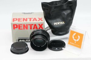 同梱歓迎【良品/動作品】PENTAX ペンタックス PENTAX-FA 43MM F1.9 LIMITED (取説、元箱付） #4453