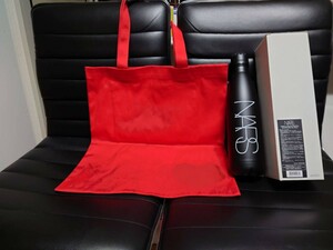 NARS　非売品　オリジナルウォーターボトル＆レッド　トートバッグ　　　