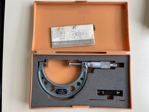 中古　mitutoyo ミツトヨ　歯厚マイクロメ-タ　GMA-75　50～75mm 0.01mm MADE IN JAPAN GEAR TOOTH MICROMETER アナログ式マイクロメータ