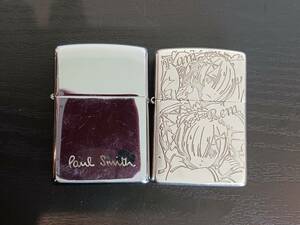 13338-02★zippo/ジッポ Paul Smith Re:ゼロから始める異世界生活 ライター 2点セット 喫煙具★