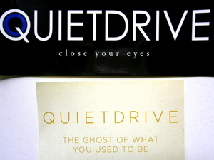 即決◆QUIETDRIVE／クワイエッドライブ◆特典用ステッカー◆２種類セット◆非売品