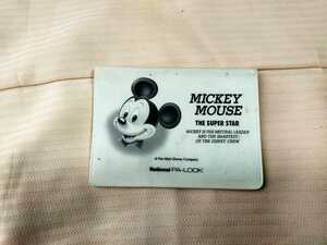 ミッキーマウス　ナショナルパルック　非売品カードケース　汚れあり