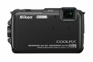 Nikon デジタルカメラ COOLPIX AW110 防水18m 耐衝撃2m カーボンブラック A(中古品)